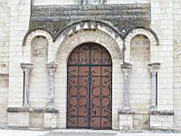 Selles sur Cher, Eglise Notre-Dame-la-Blanche, Porche